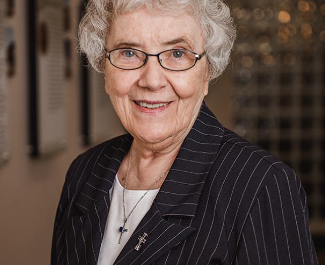 Sr. Mary Corita Heid Sister Mary Corita Heid headshot